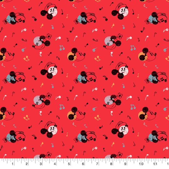 Springs Creative Disney® Mickey & Minnie Vintage Music Cotton Fabric